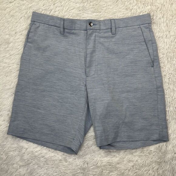 Callaway Golf Shorts Blue Bermuda‎ Button Performance Casual Sports Mens 36 - Picture 1 of 10